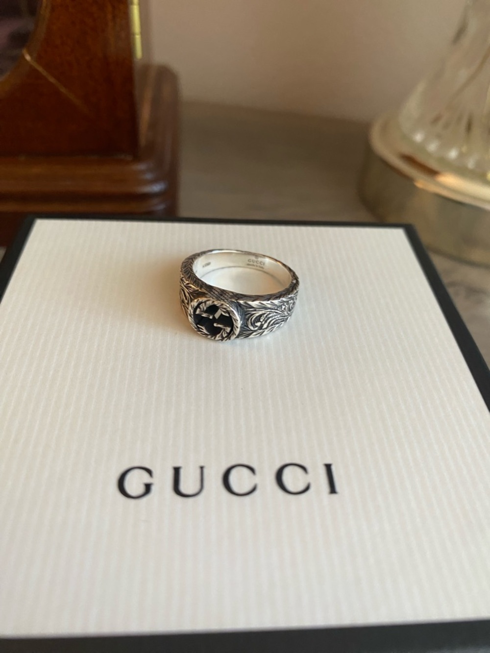 Gucci Women’s Interlocking G Ring - Silver 925 - Size 6